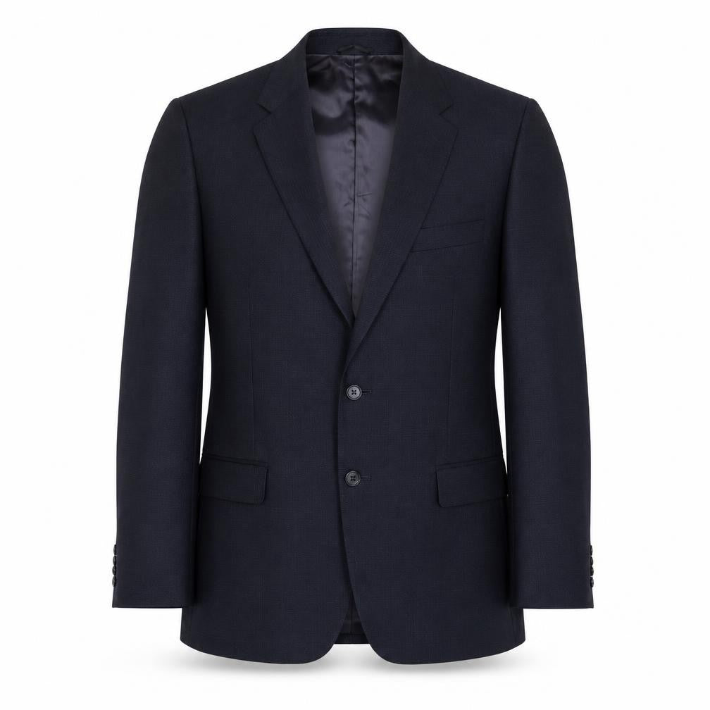 John Collier Mens Blue Wool Jacket Suit Jacket Size 36 Regular