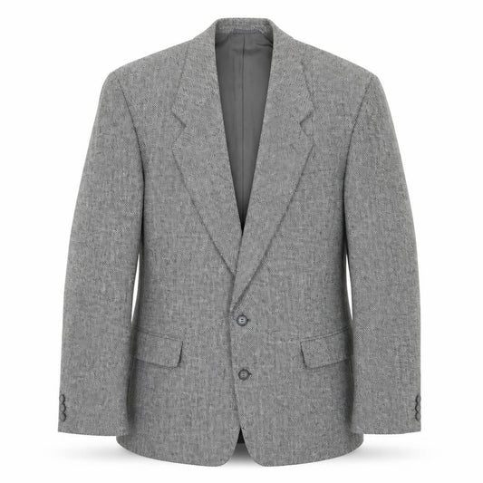 Moorcroft Mens Grey Polyester Jacket Blazer Size 42 Regular
