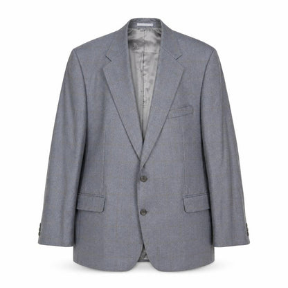 Eric Spencer Mens Grey Check Wool Jacket Suit Jacket Size 46 Regular