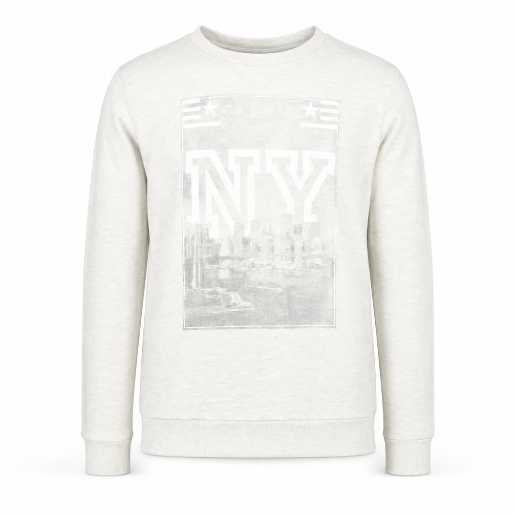 Topman Mens Beige Cotton Pullover Sweatshirt Size M - NY