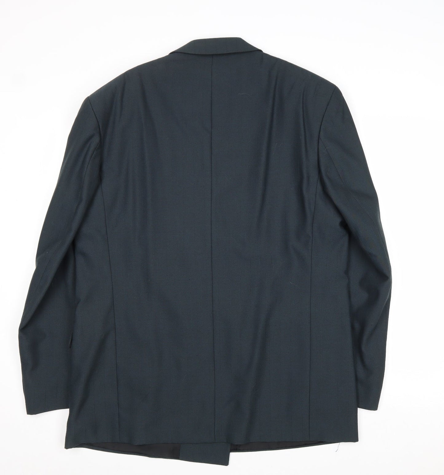 Burton Mens Blue Polyester Jacket Suit Jacket Size 42 Regular