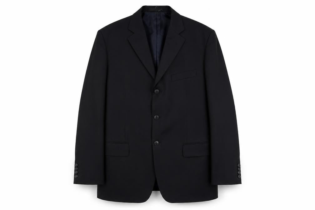 Marks & Spencer Mens Blue Polyester Jacket Suit Jacket Size M Regular