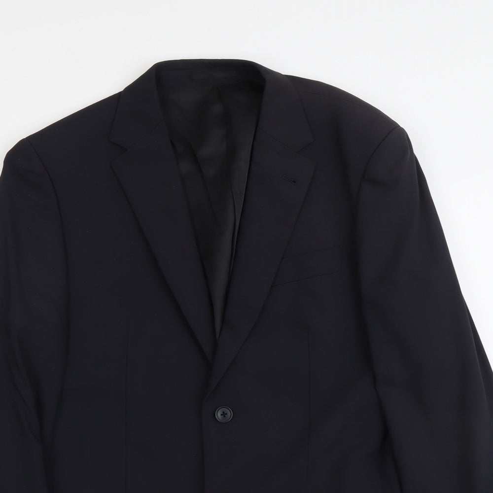 NEXT Mens Blue Wool Jacket Suit Jacket Size S Regular