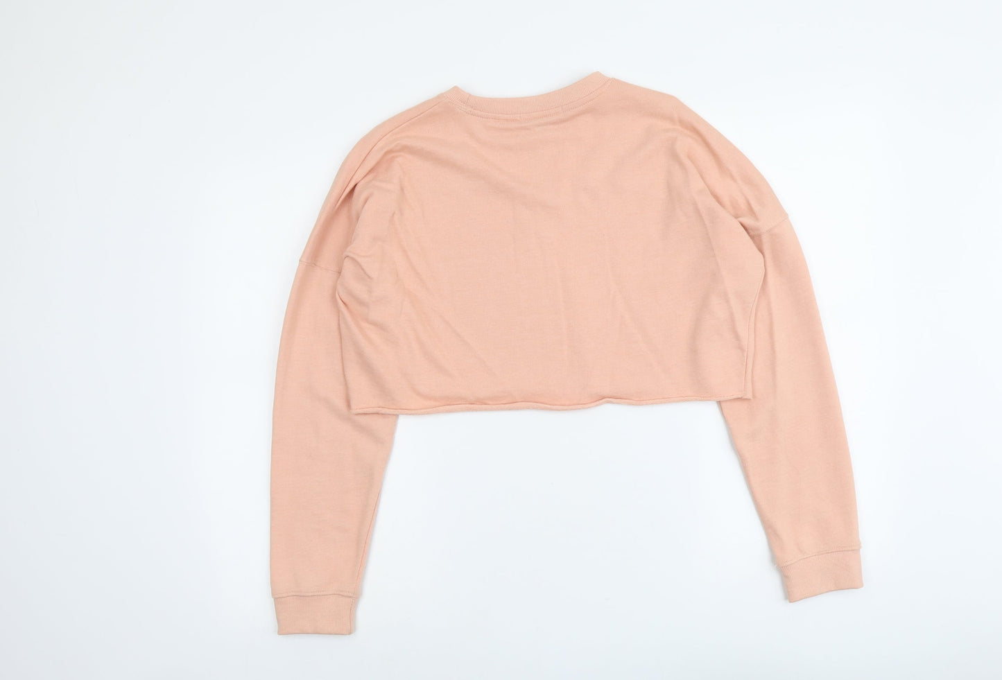 Missguided Womens Pink Polyester Pullover Sweatshirt Size 8 Pullover