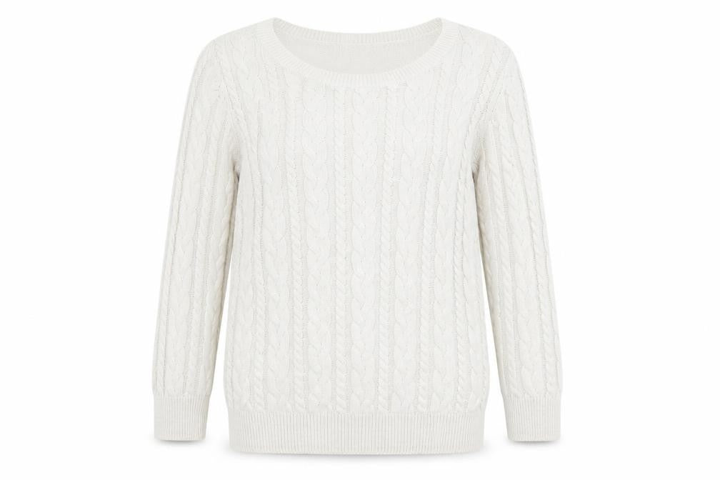 H&M Womens Grey Scoop Neck Polyamide Pullover Jumper Size S