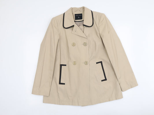 Dorothy Perkins Womens Beige Jacket Size 12 Button