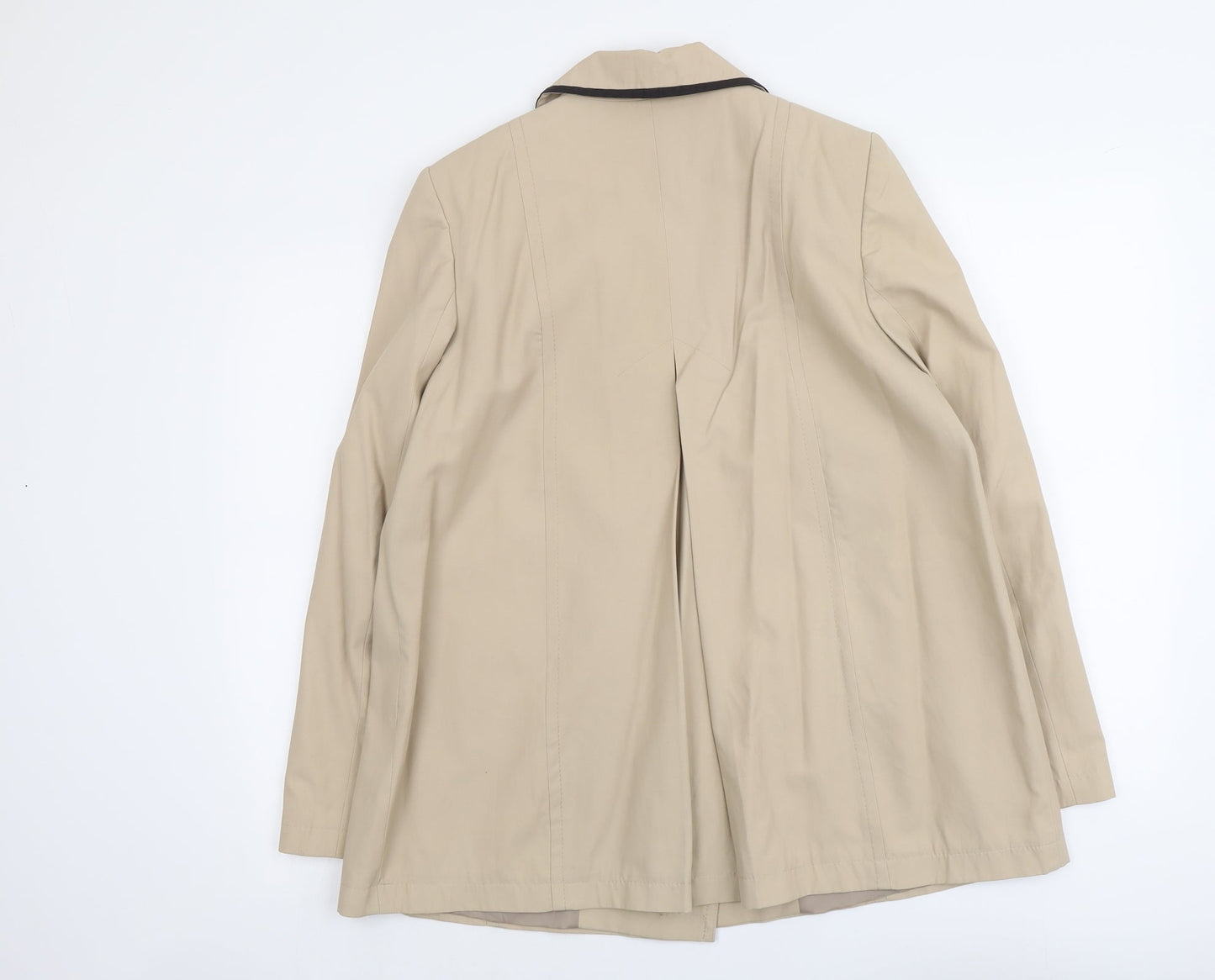 Dorothy Perkins Womens Beige Jacket Size 12 Button