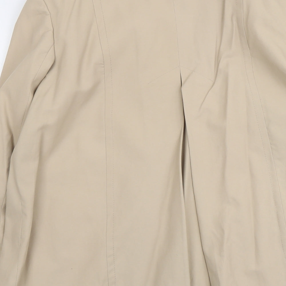 Dorothy Perkins Womens Beige Jacket Size 12 Button