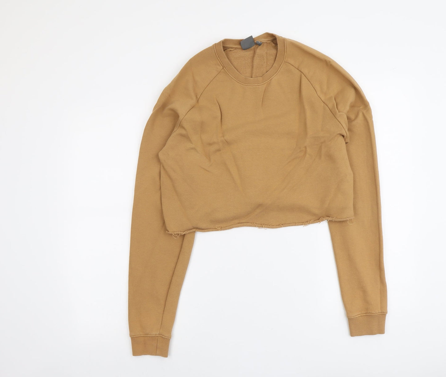 ASOS Womens Beige Cotton Pullover Sweatshirt Size L Pullover