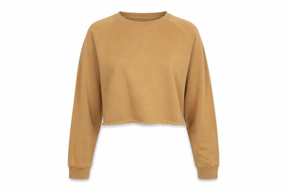 ASOS Womens Beige Cotton Pullover Sweatshirt Size L Pullover