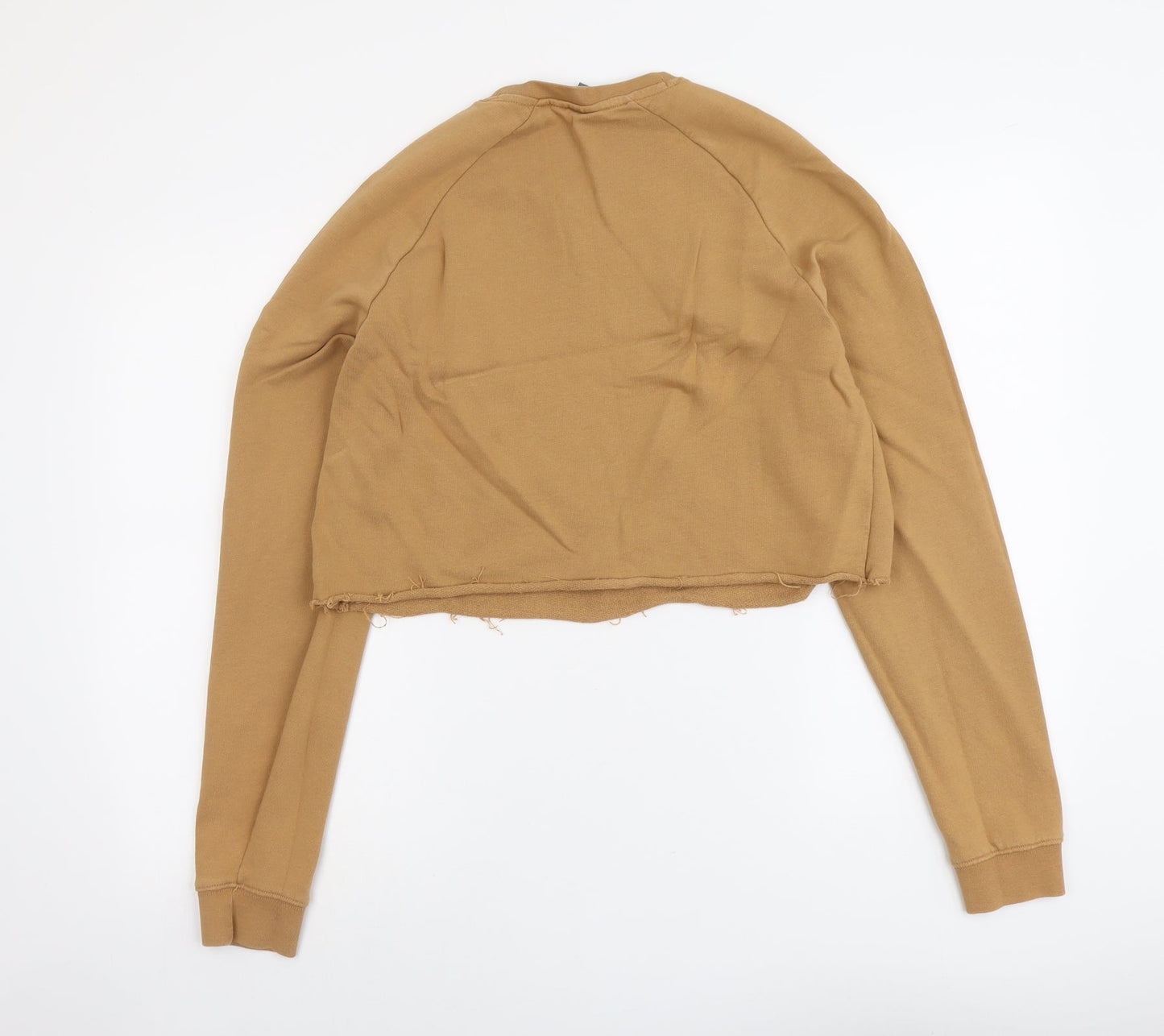 ASOS Womens Beige Cotton Pullover Sweatshirt Size L Pullover