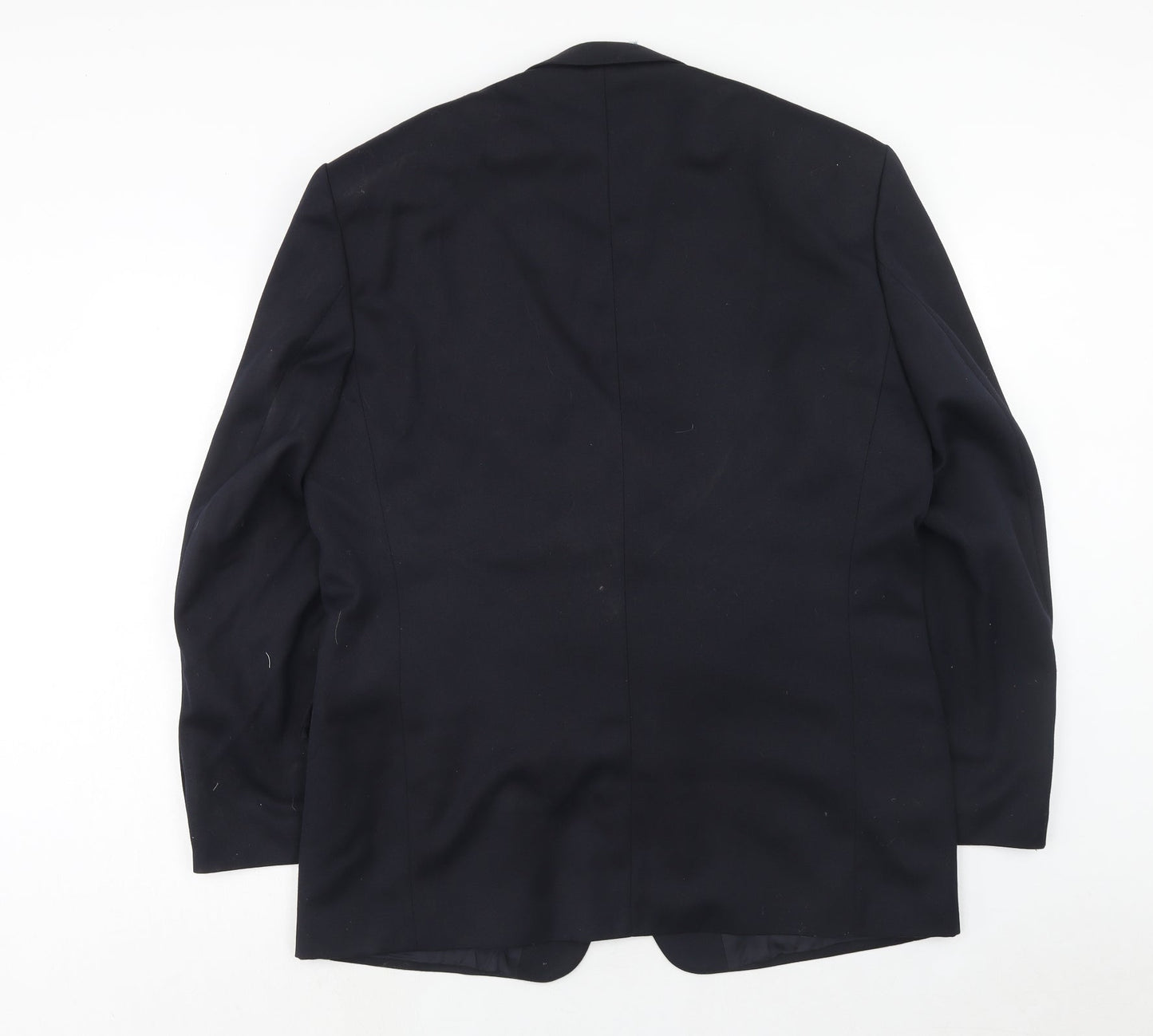 Burton Mens Blue Polyacrylate Fibre Jacket Suit Jacket Size 44 Regular
