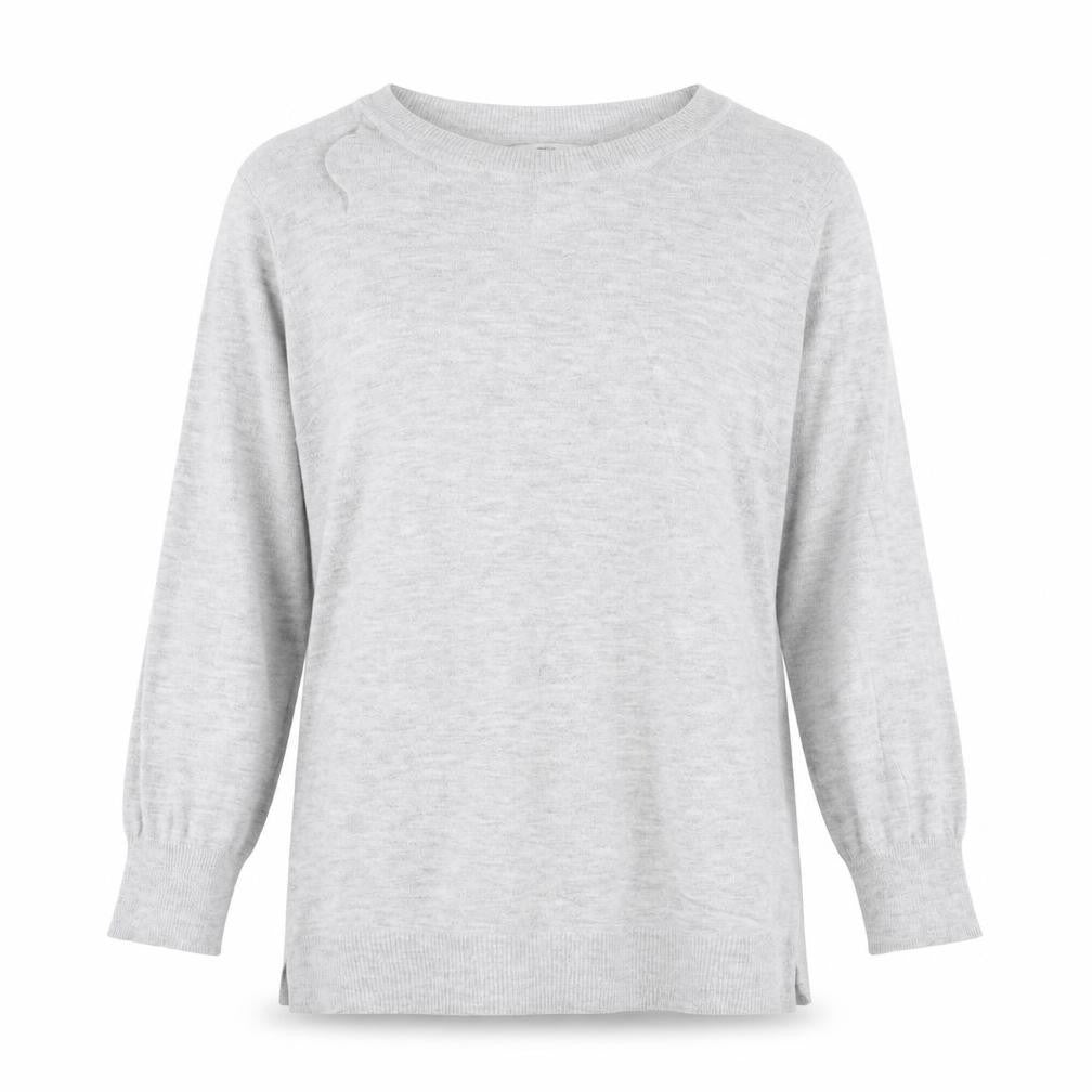 NEXT Womens Grey Boat Neck Cotton Pullover Jumper Size 12
