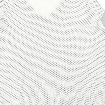 Topshop Womens Grey V-Neck Viscose Pullover Jumper Size 10