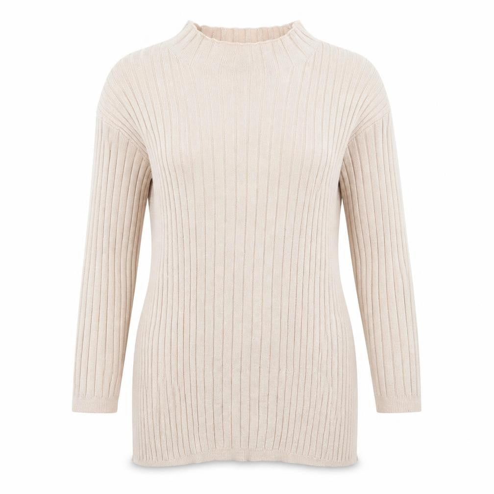 Atmosphere Womens Pink Mock Neck Herringbone Viscose Pullover Jumper Size 12