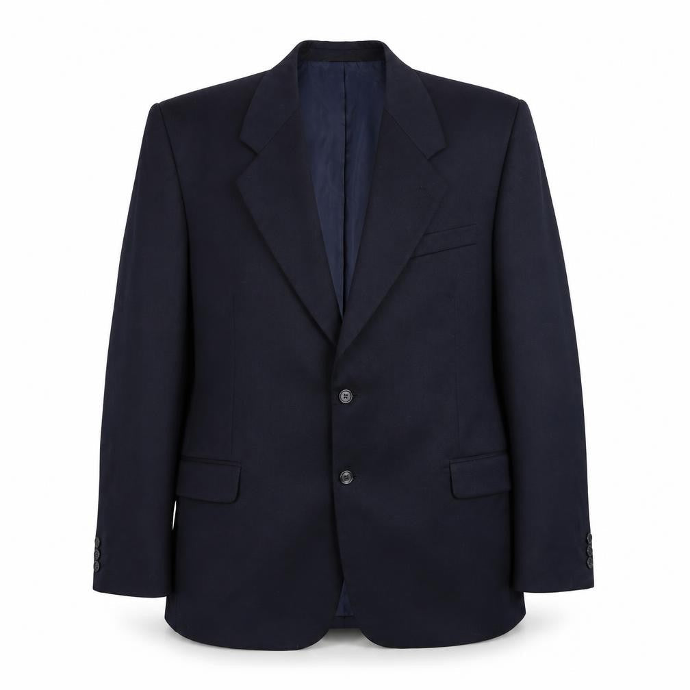 Preworn Mens Blue Wool Jacket Suit Jacket Size 42 Regular