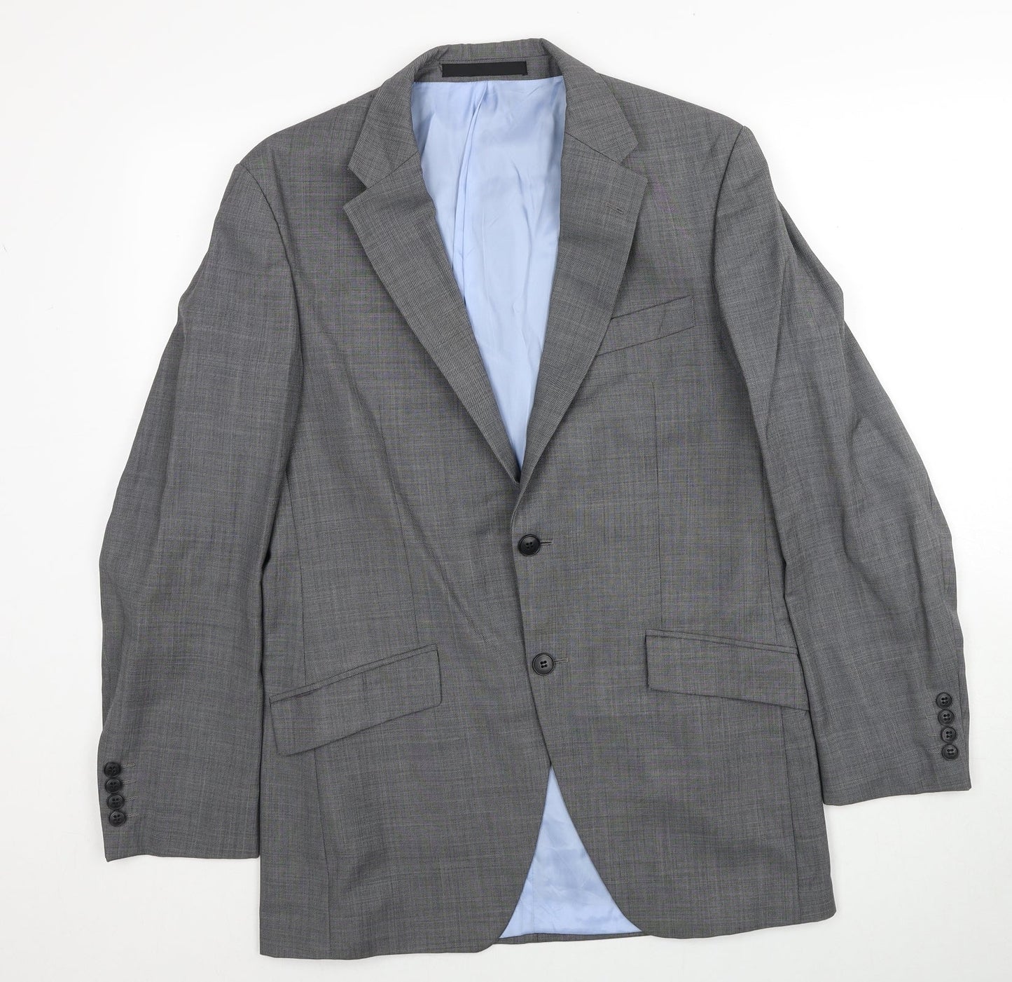Marks and Spencer Mens Grey Wool Jacket Suit Jacket Size M Regular