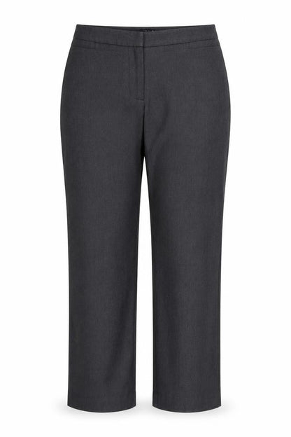 Papaya Womens Grey Polyester Trousers Size 14 Regular Zip