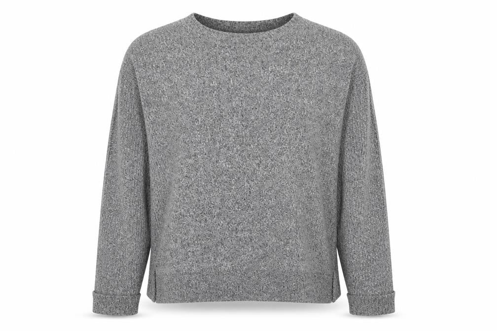 Primark Womens Grey Round Neck Polyester Pullover Jumper Size 12
