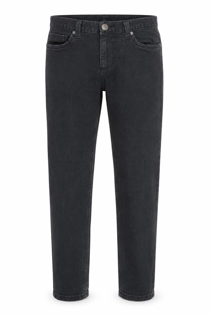 Denim & Co. Mens Black Cotton Straight Jeans Size 28 in L32 in Regular Zip