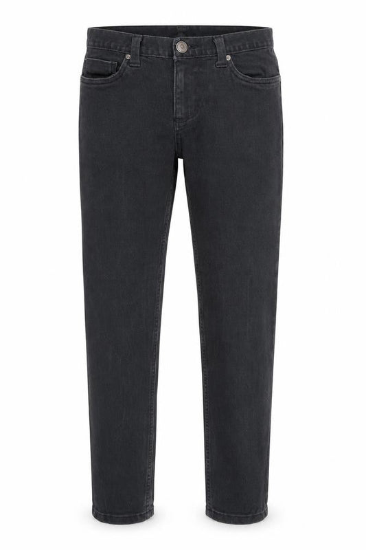 Denim & Co. Mens Black Cotton Straight Jeans Size 28 in L32 in Regular Zip
