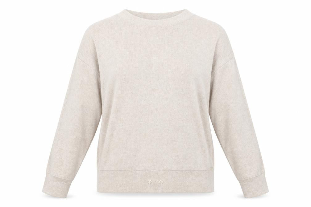 George Womens Beige Round Neck Polyester Pullover Jumper Size 12
