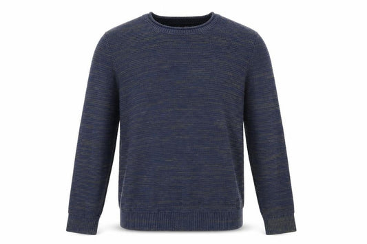 Topman Mens Blue Round Neck Cotton Pullover Jumper Size S Long Sleeve