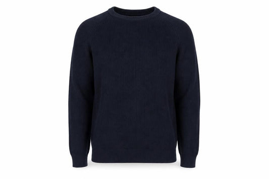 Burton Mens Blue Round Neck Cotton Pullover Jumper Size L Long Sleeve