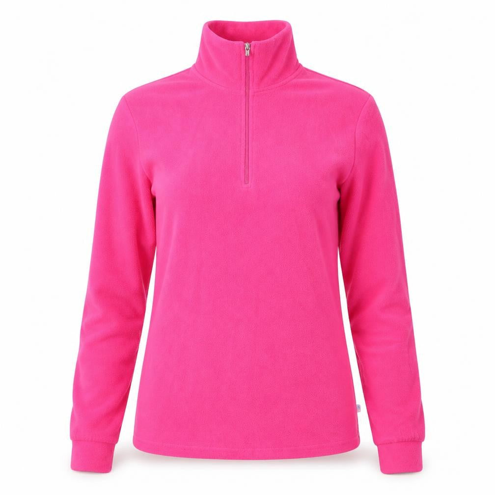 Manbi Womens Pink Polyester Pullover Sweatshirt Size 8 Zip