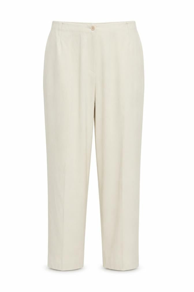 slimma Womens Beige Viscose Trousers Size 34 in Regular