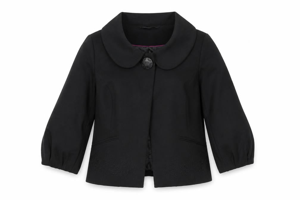 Marks & Spencer Womens Black Jacket Blazer Size 10 Button