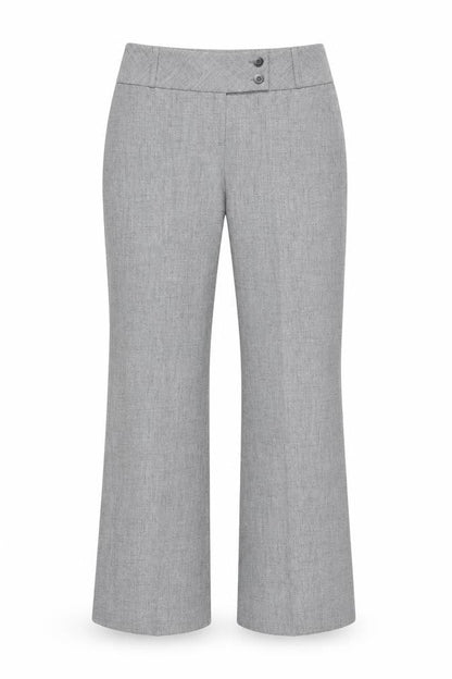 Tuchuzy Womens Grey Polyester Trousers Size 16 Regular Zip