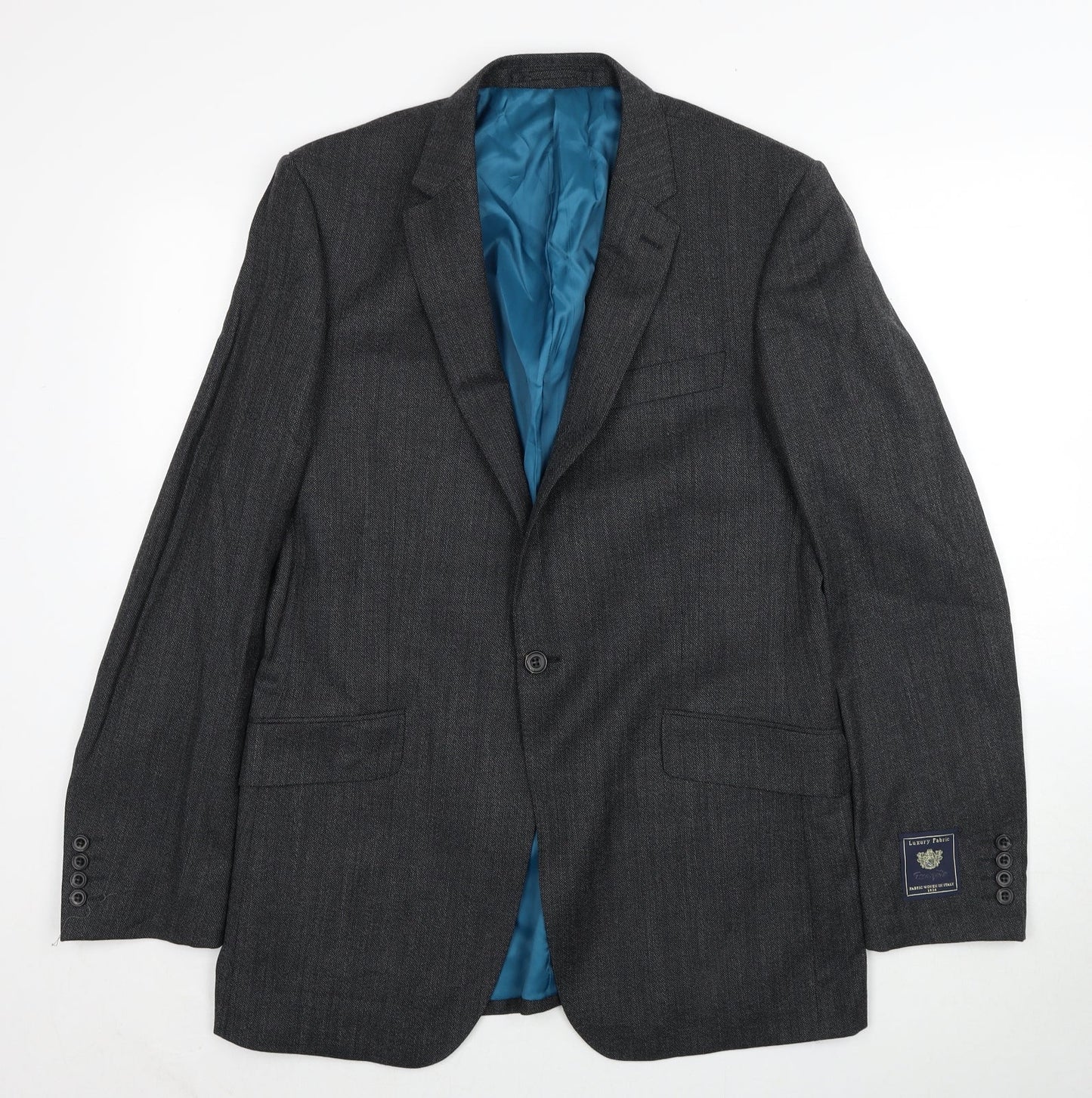 Marks and Spencer Mens Grey Wool Jacket Suit Jacket Size 40 Regular