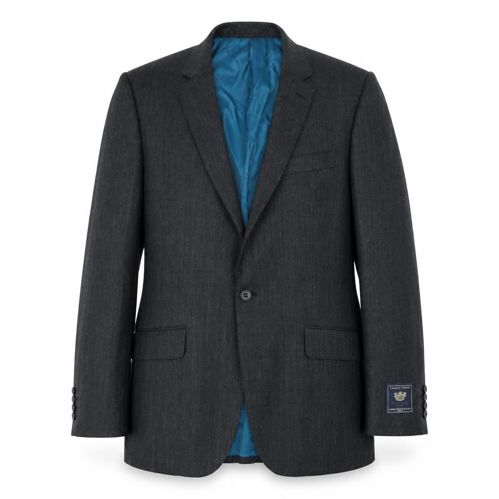Marks & Spencer Mens Grey Wool Jacket Suit Jacket Size 40 Regular