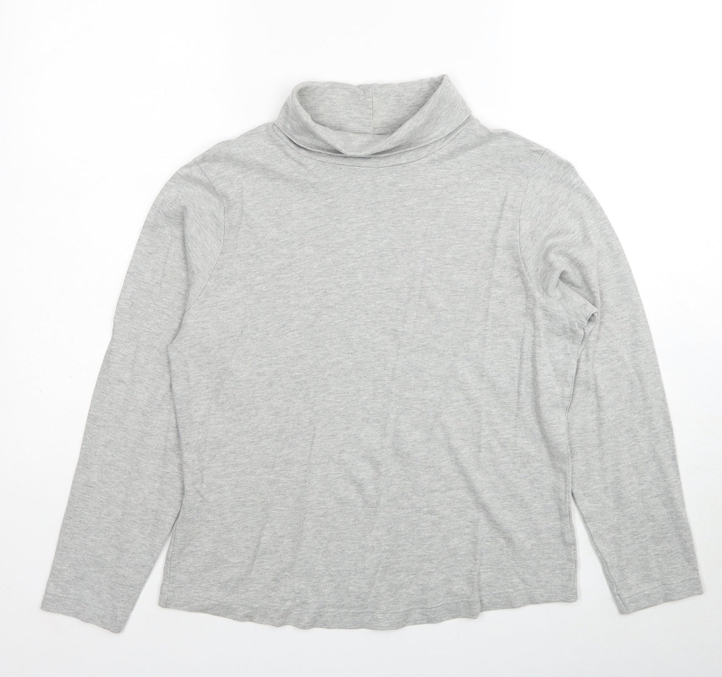 BHS Womens Grey Cotton Pullover Sweatshirt Size 14 Pullover