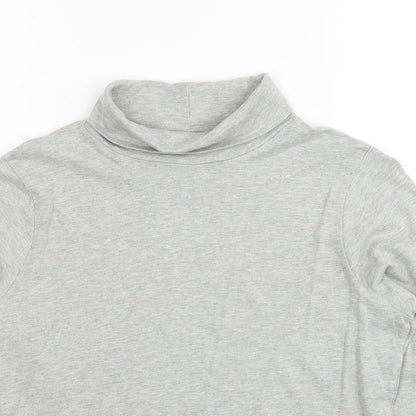 BHS Womens Grey Cotton Pullover Sweatshirt Size 14 Pullover