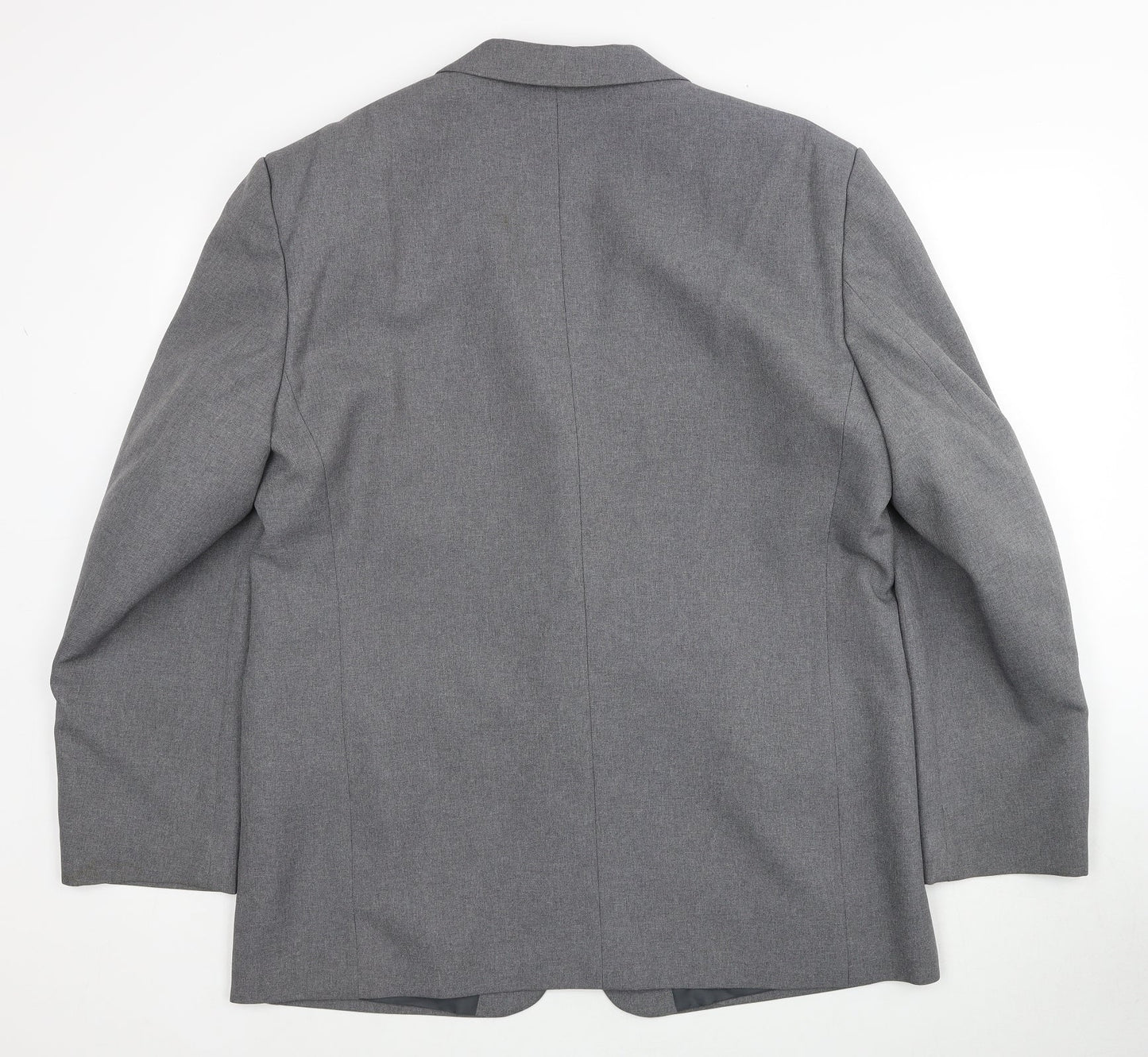 Canda Mens Grey Polyester Jacket Suit Jacket Size 42 Regular