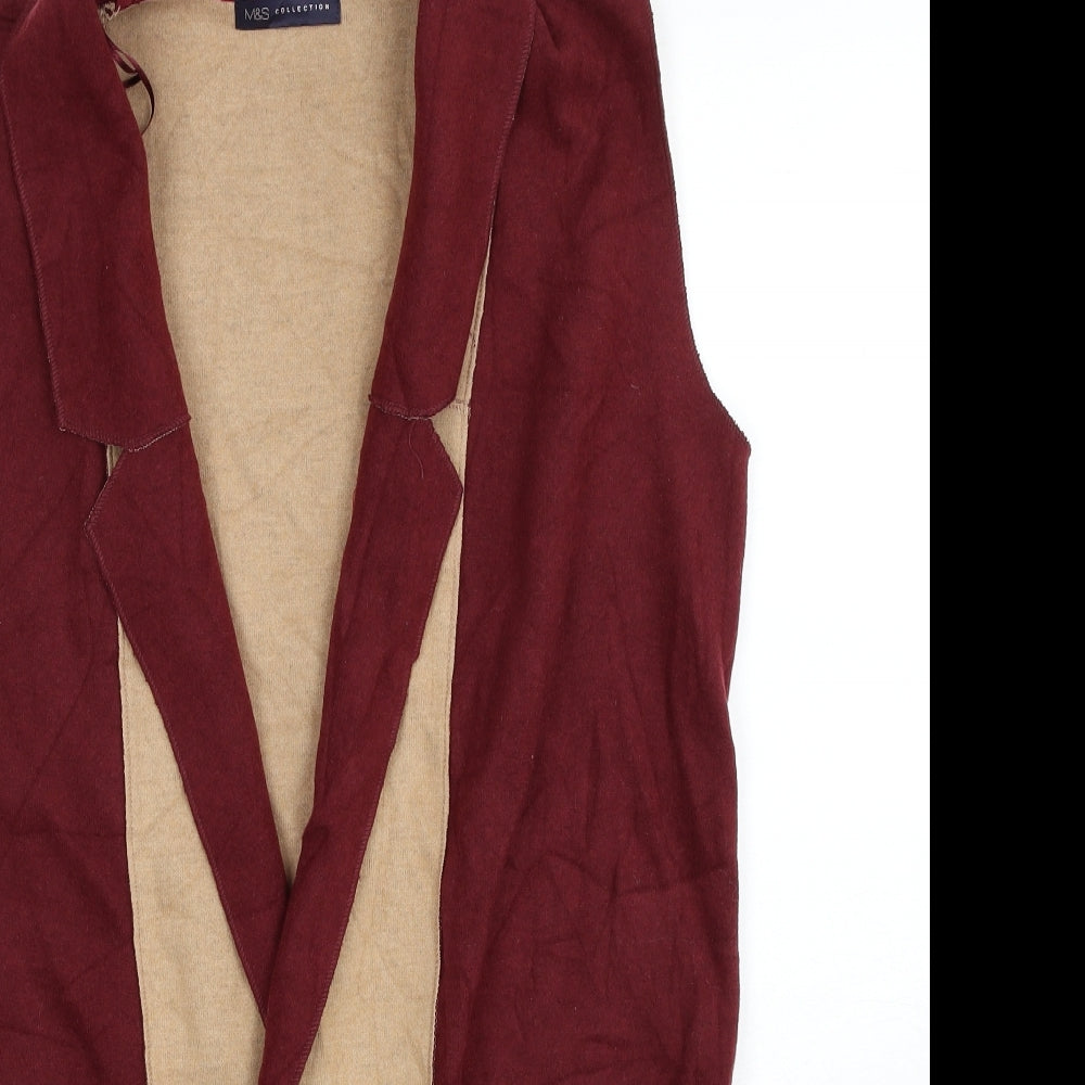 Marks and Spencer Womens Red Jacket Blazer Size M