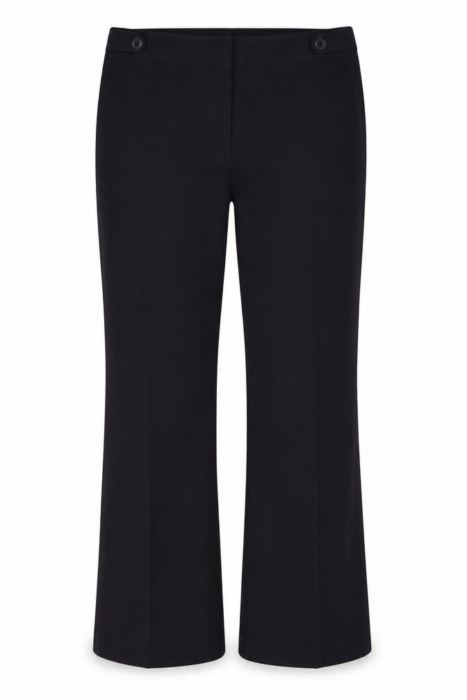 Savoir Womens Purple Polyester Trousers Size 36 in Regular Zip