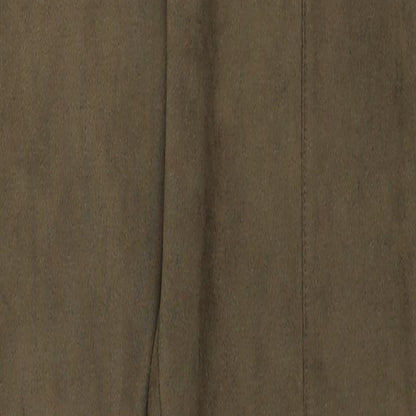 Preworn Womens Brown Polyester Trousers Size M Regular Zip