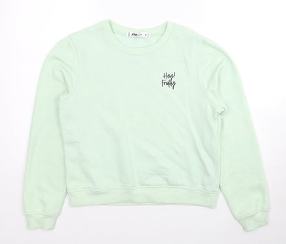 FB Sister Womens Green Cotton Pullover Sweatshirt Size M Pullover - Hey! Friday