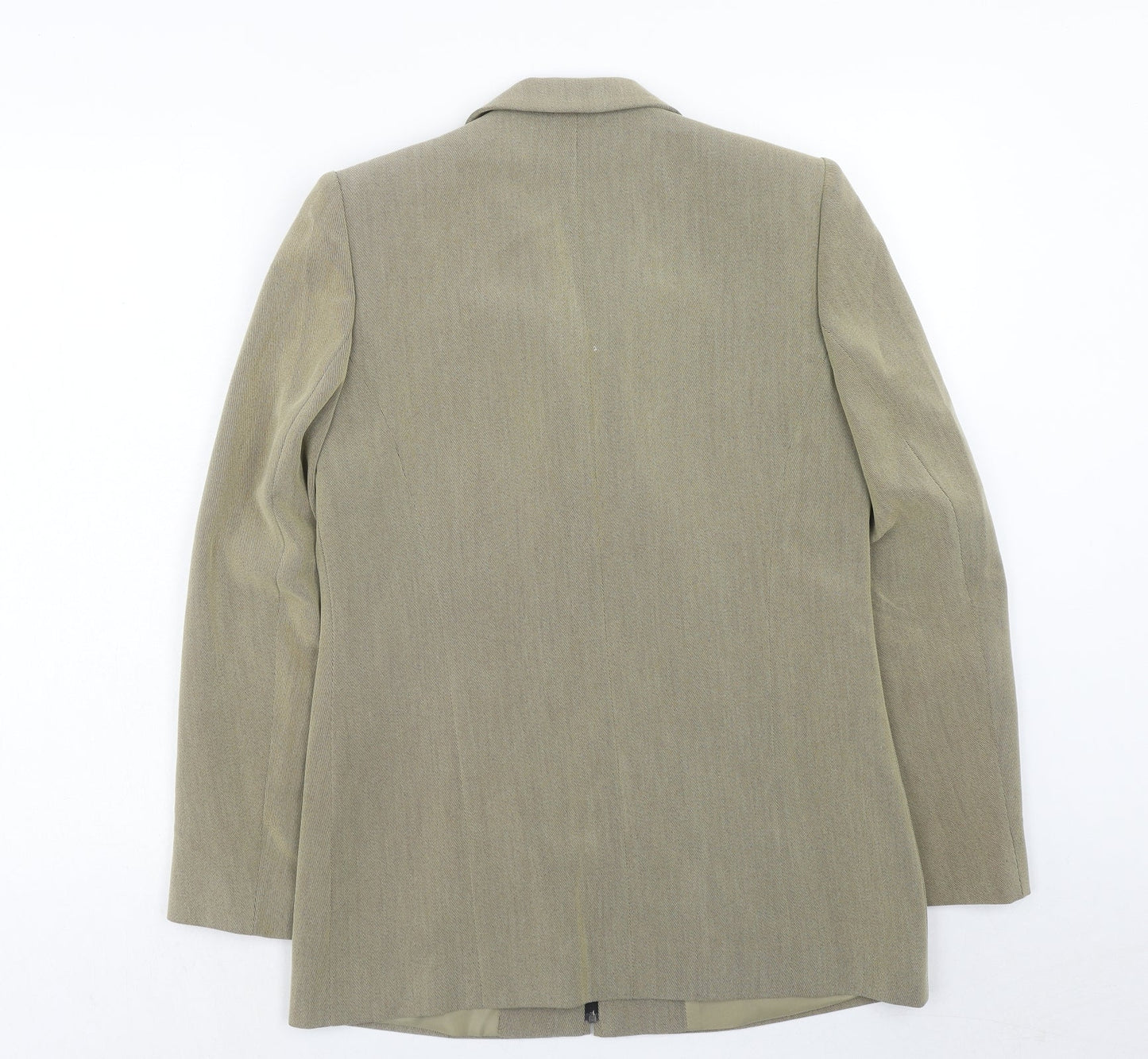Gregory Pratt Womens Beige Polyester Jacket Size 10 Zip