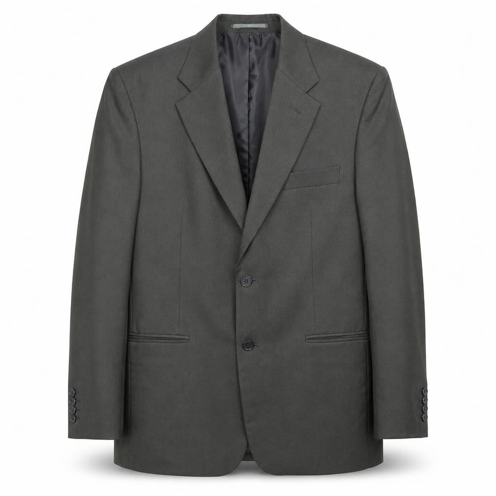 Premier Man Mens Grey Polyester Jacket Suit Jacket Size 40 Regular