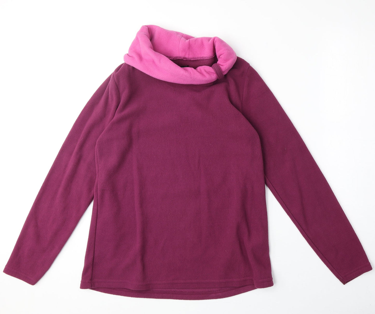 Bpc Womens Pink Polyester Pullover Sweatshirt Size S Pullover