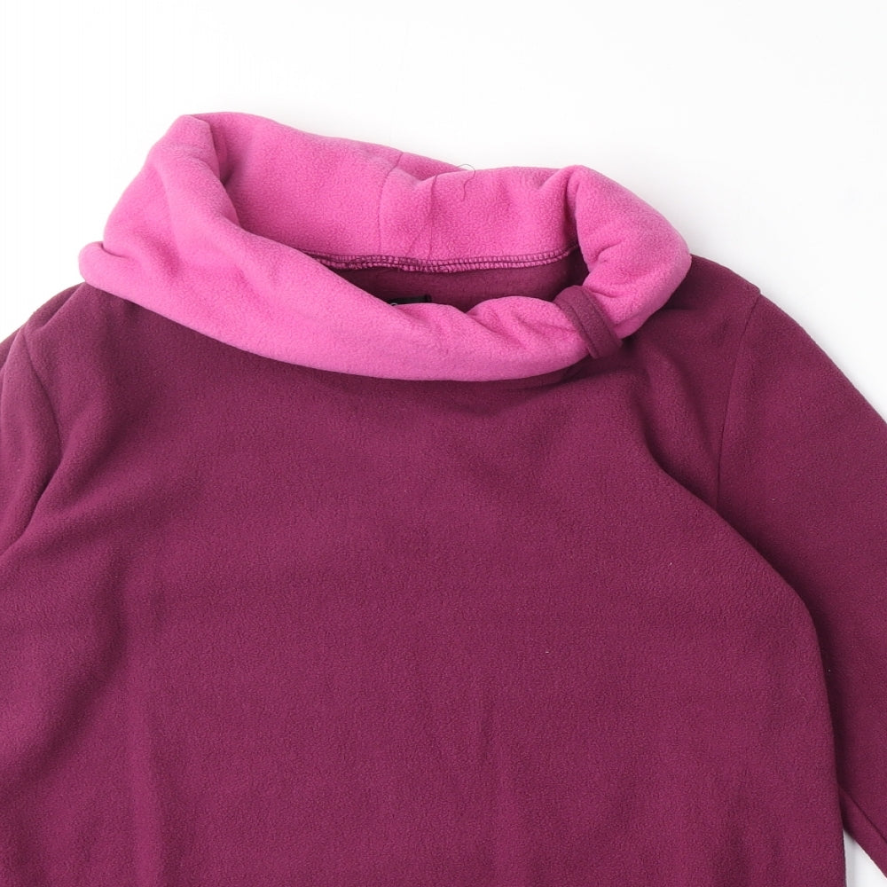 Bpc Womens Pink Polyester Pullover Sweatshirt Size S Pullover