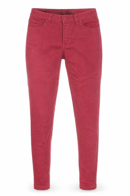 Denim & Co. Womens Pink Cotton Skinny Jeans Size 8 Regular Zip