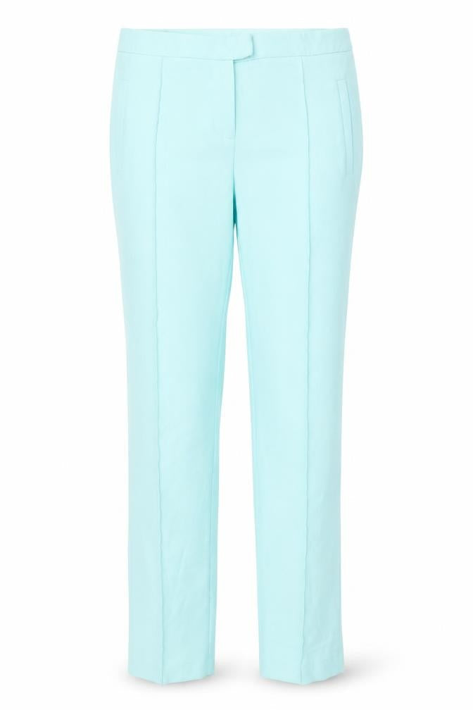 Atmosphere Womens Blue Polyester Trousers Size 8 Regular Zip