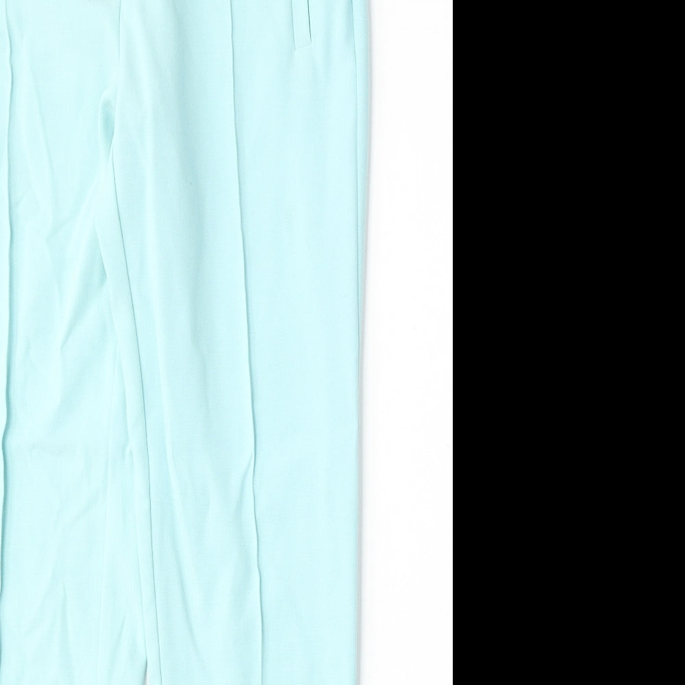 Atmosphere Womens Blue Polyester Trousers Size 8 Regular Zip