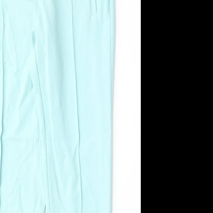 Atmosphere Womens Blue Polyester Trousers Size 8 Regular Zip