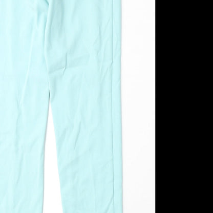 Atmosphere Womens Blue Polyester Trousers Size 8 Regular Zip